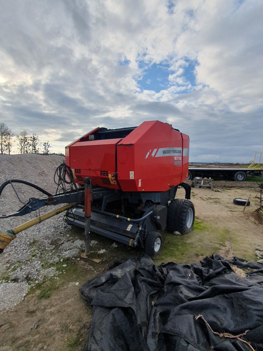 Prasa rolująca massey ferguson 167 vs