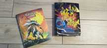 Album z kartami karty pokemon złote czarne srebrne 70 sztuk