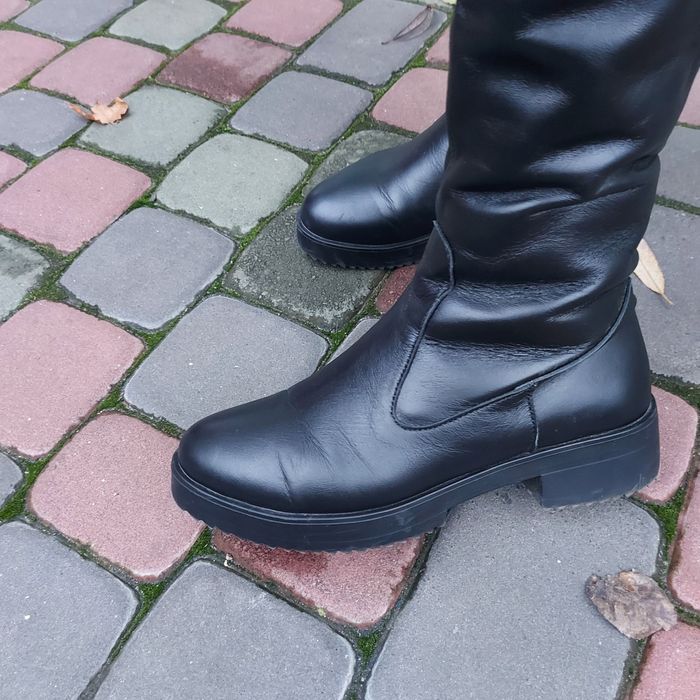 Продам ботфорди шкіра