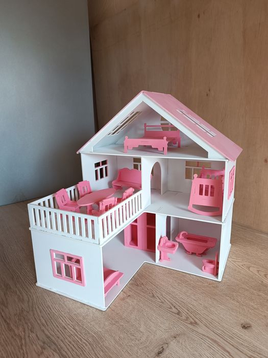 Ляльковий будиночок для лол з меблями 14 шт