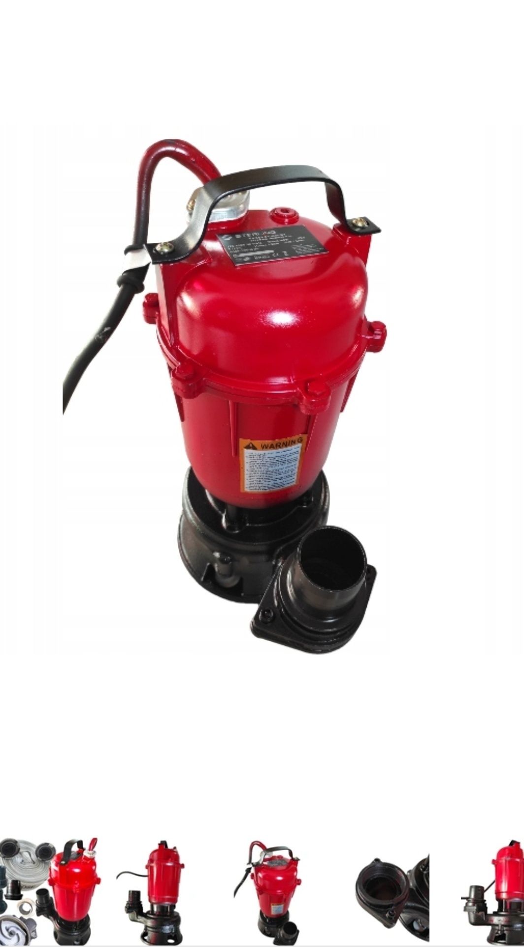 Pompa do szamba wody brudnej najmocniejsza 3750W
