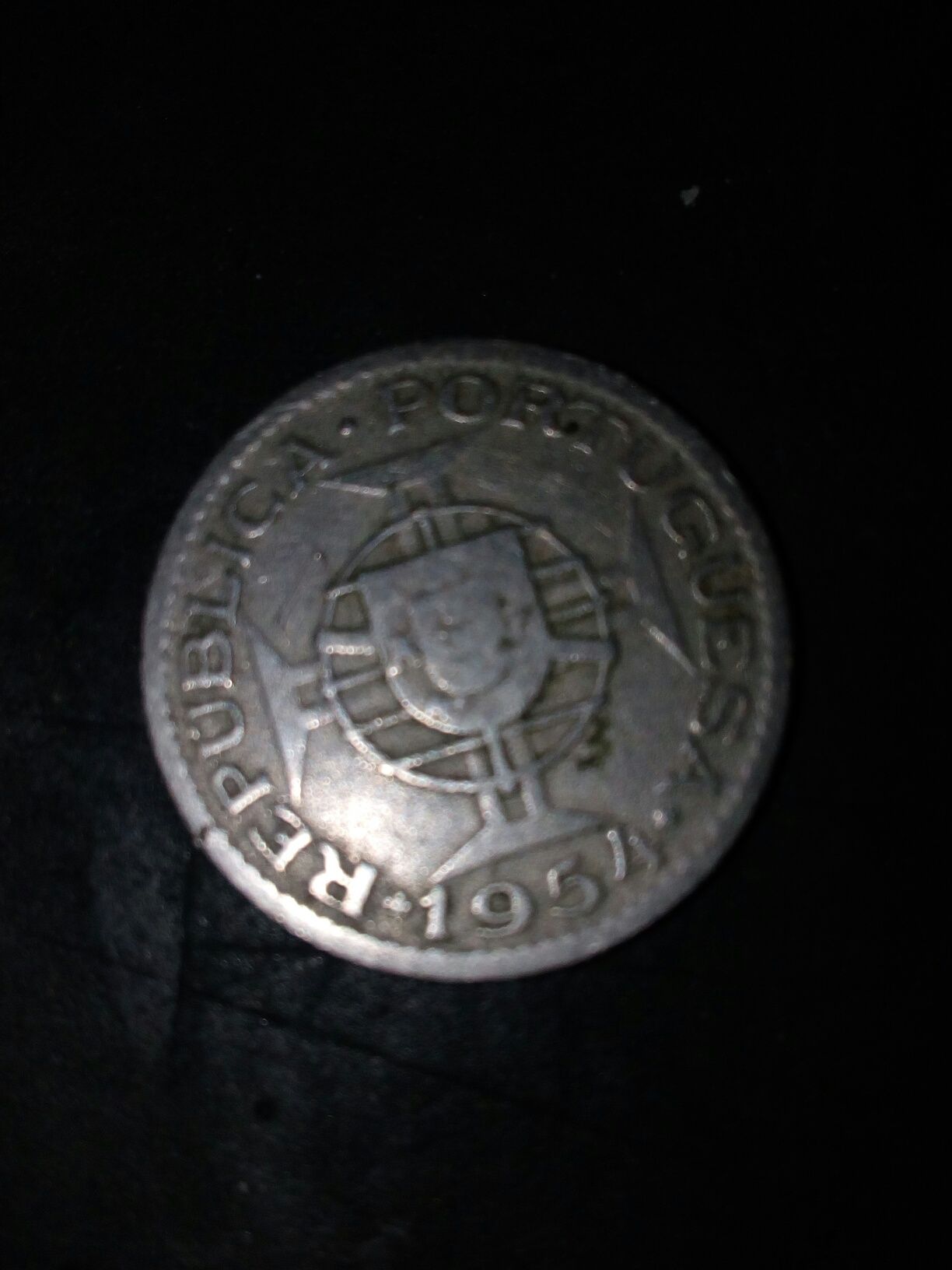 Moeda 2$50 escudos de 1954 Moçambique