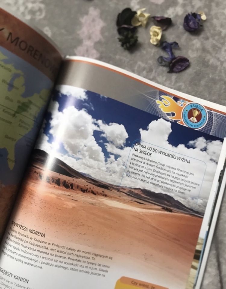 Księga światowych rekordów Świat natury Podręcznik Encyklopedia Nauka
