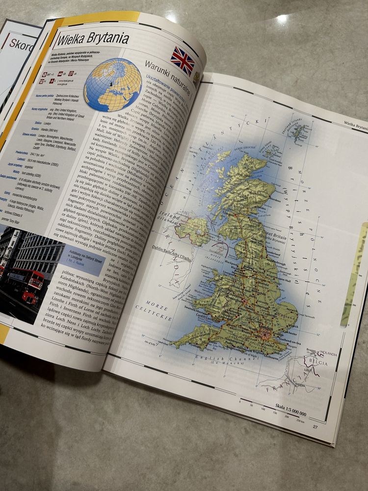 Wielki encyklopedyczny Atlas świata tom 1 Europa Zachodnia