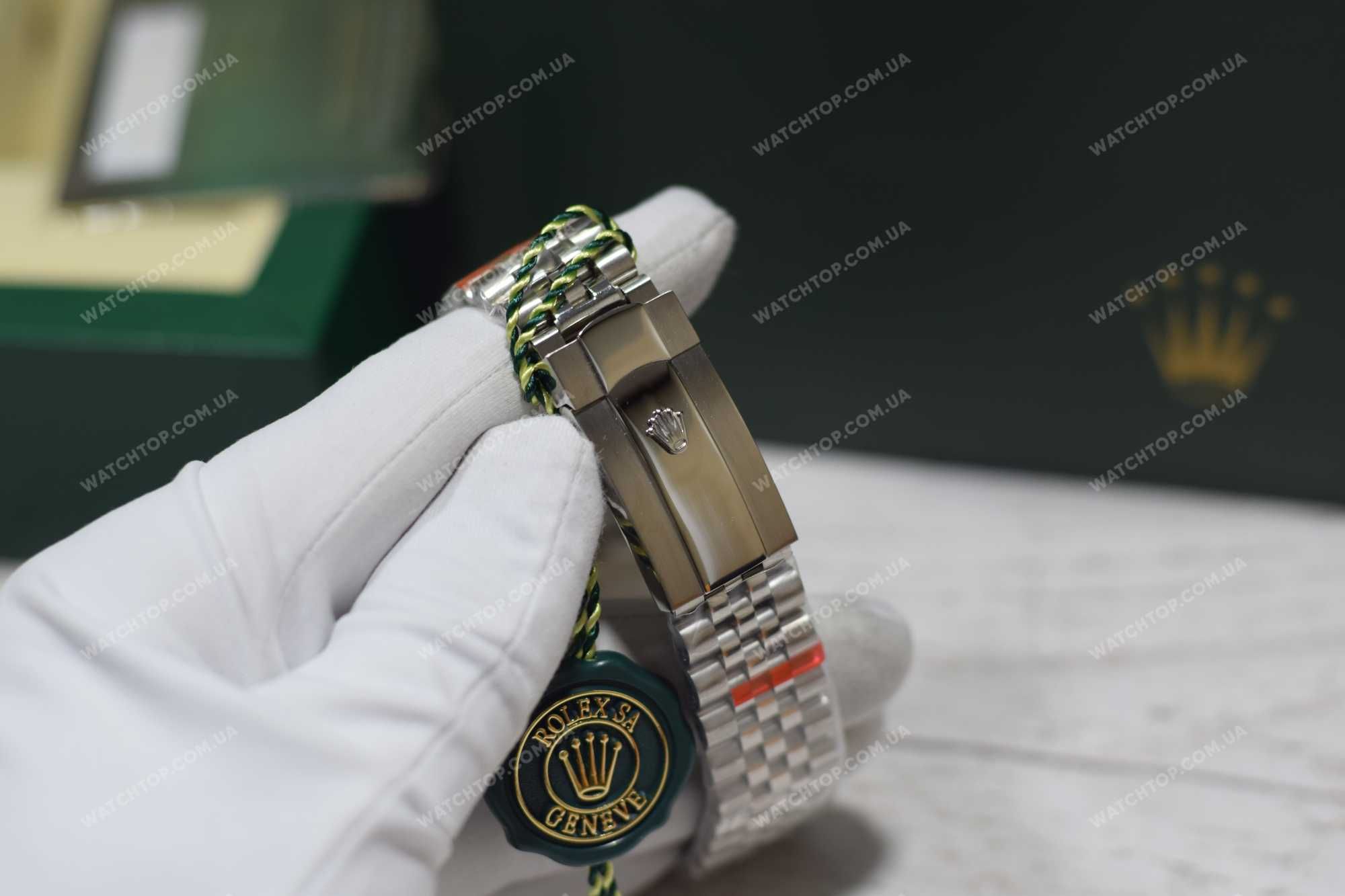 Часы Rolex Datejust 41 mm Silver-Black Ролекс