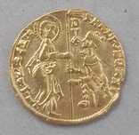 Wenecja - doża Francesco Foscari (1423–1457) złoto!  zecchino (cekin)