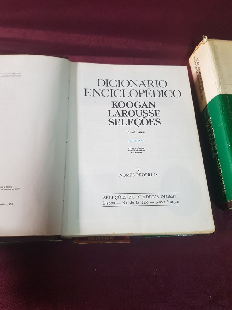 Dicionário enciclopédica, koogan, larousse, seleções