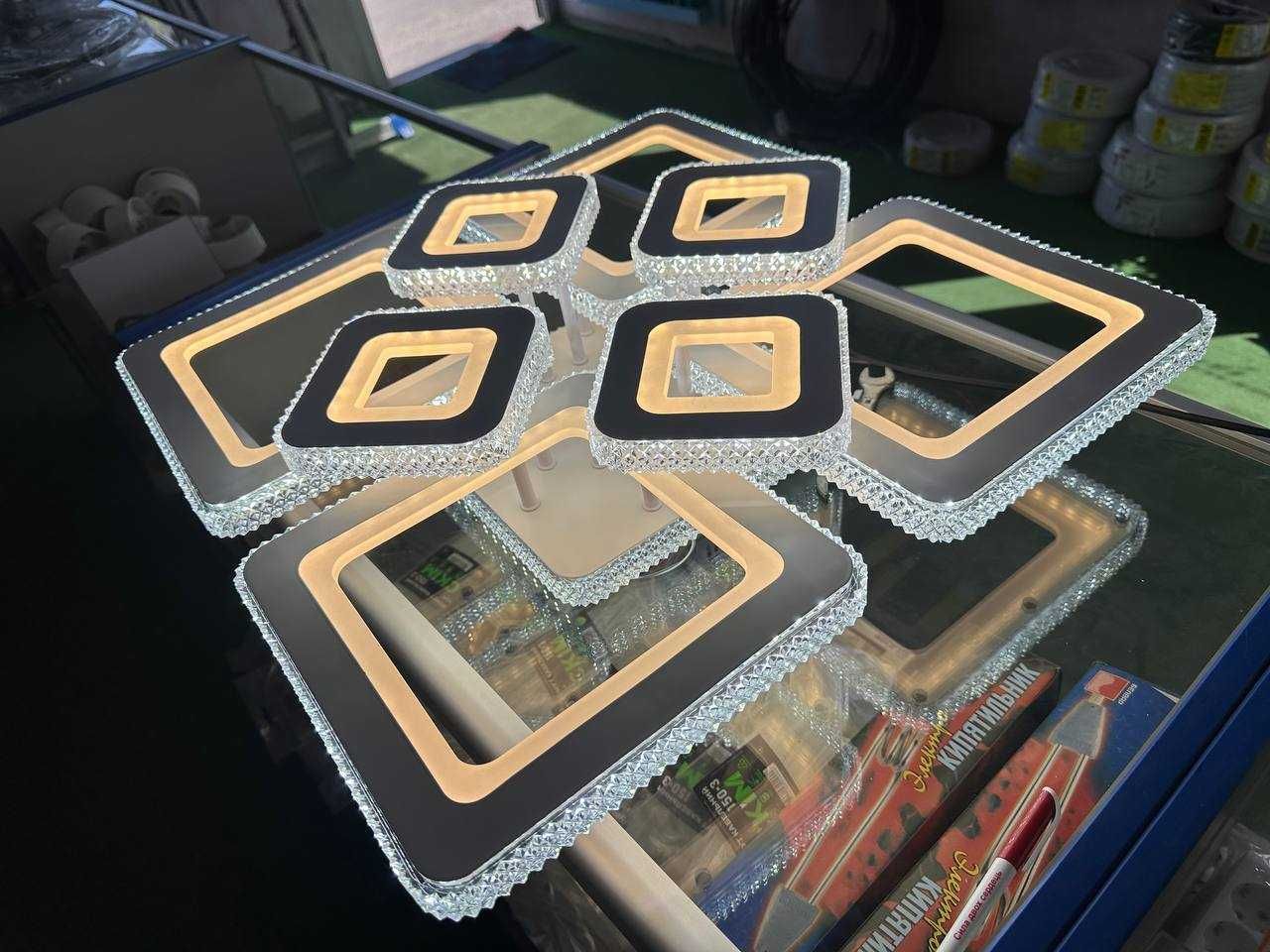 LED люстри стельові з пультом НАЙКРАЩІ ЦІНИ