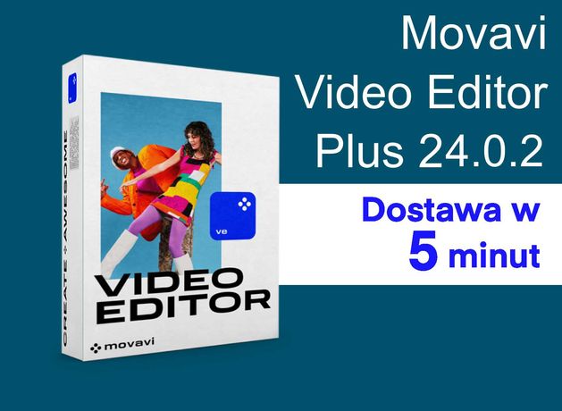 Movavi Video Editor Plus 24.0.2 [Licencja Wieczysta] - DOSTAWA 5 MINUT