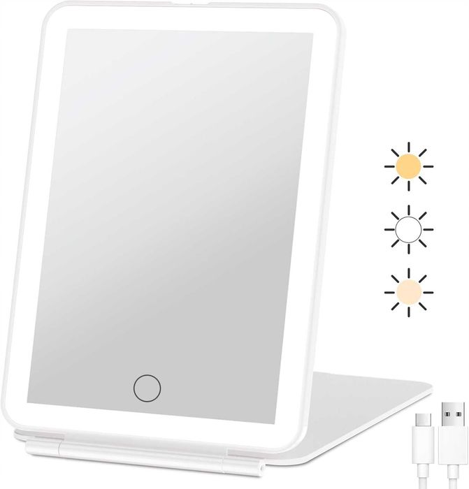 FUNTOUCH Lusterko kosmetyczne z oświetleniem