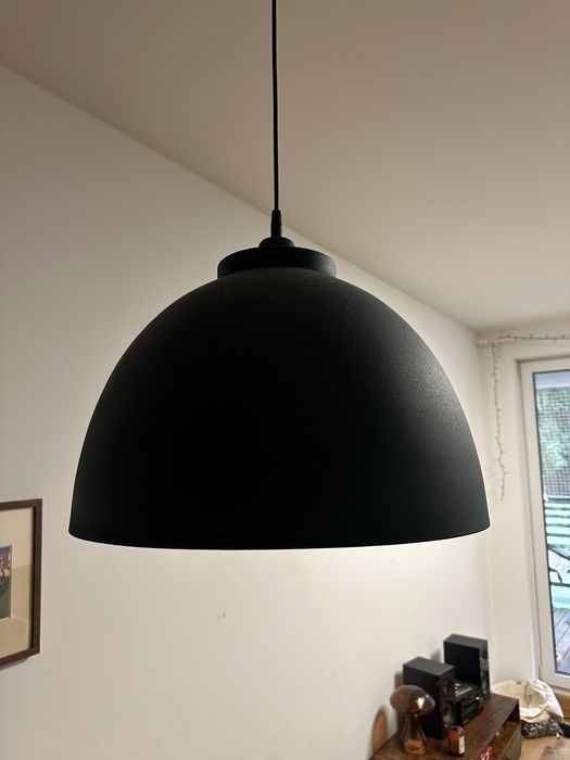 Lampa sufitowa granatowa