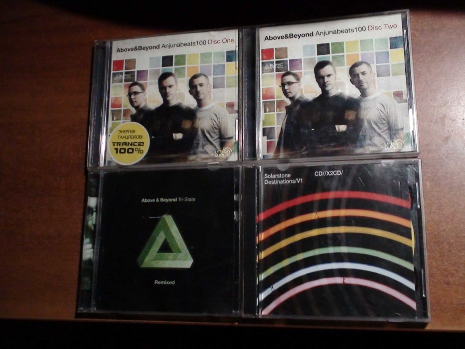 CD лицензионные  Above & Beyond,Solarstone,DJ SHAH,