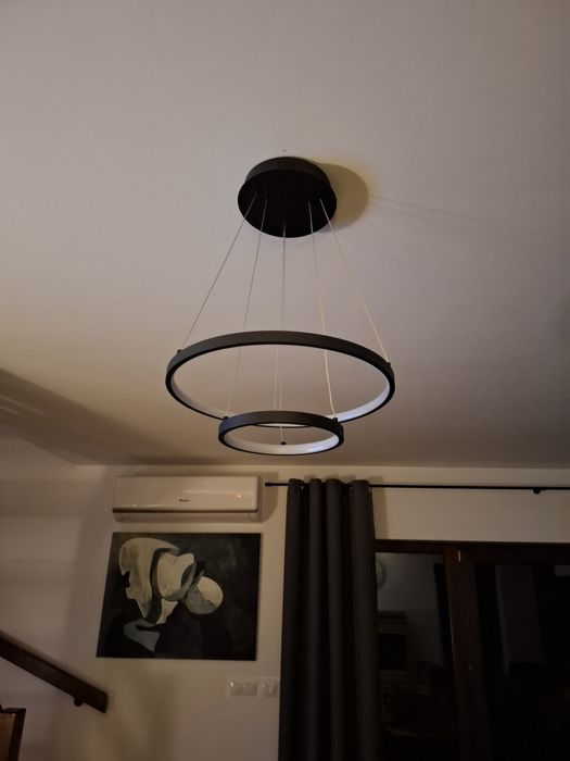 Lampa led dwie obręcze