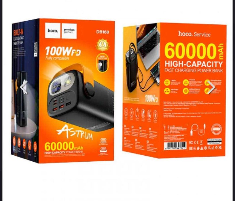 Павербанк 600000 mah для 100 вт ноутбука роутер планшет вай фай