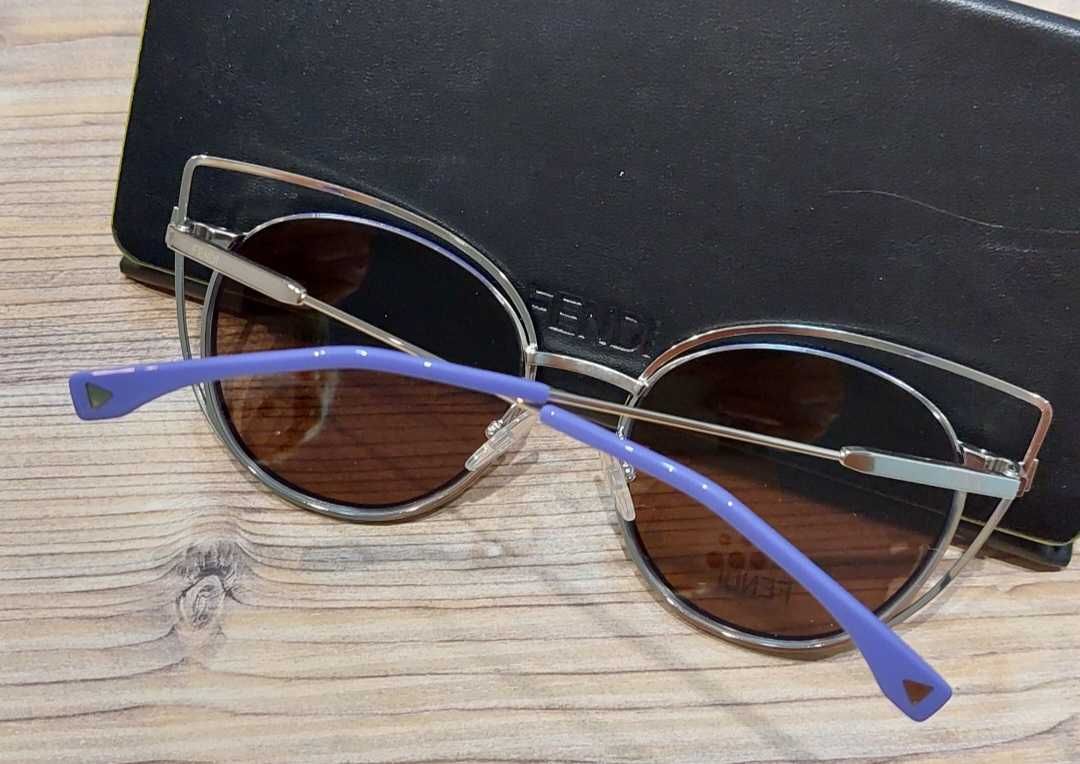 Damskue metalowe okulary przeciwslonieczne FF0176 od Fendi!