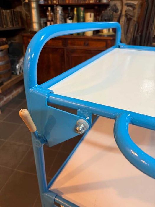 Regał fabryczny, wózek warsztat, antyk