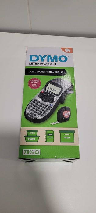 DYMO Máquina de Etiquetar LT-100H com Fita Térmica e Papel