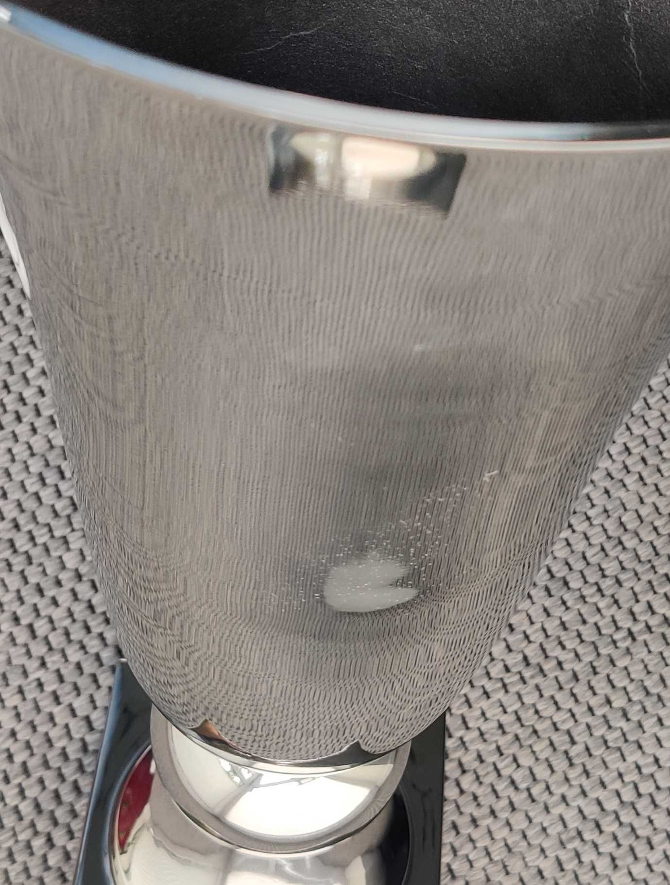 WAZON klasyczny srebrny z niklu wys. 52 cm