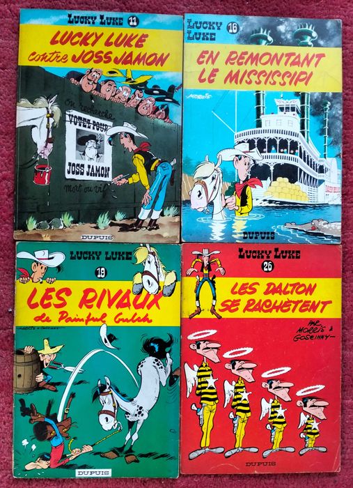 Lucky Luke em português e francês, 15 livros