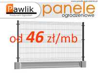 Ogrodzenie Panelowe SLU 153cm z pomdurówka pawnele ogrodzeniowe