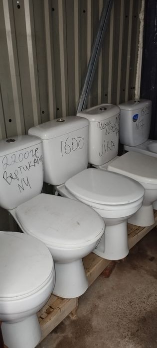Продам унитазы ,бачки , крышки б/у