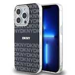 Etui DKNY IML Mono & Stripe MagSafe na iPhone 14 Pro Max - czarne