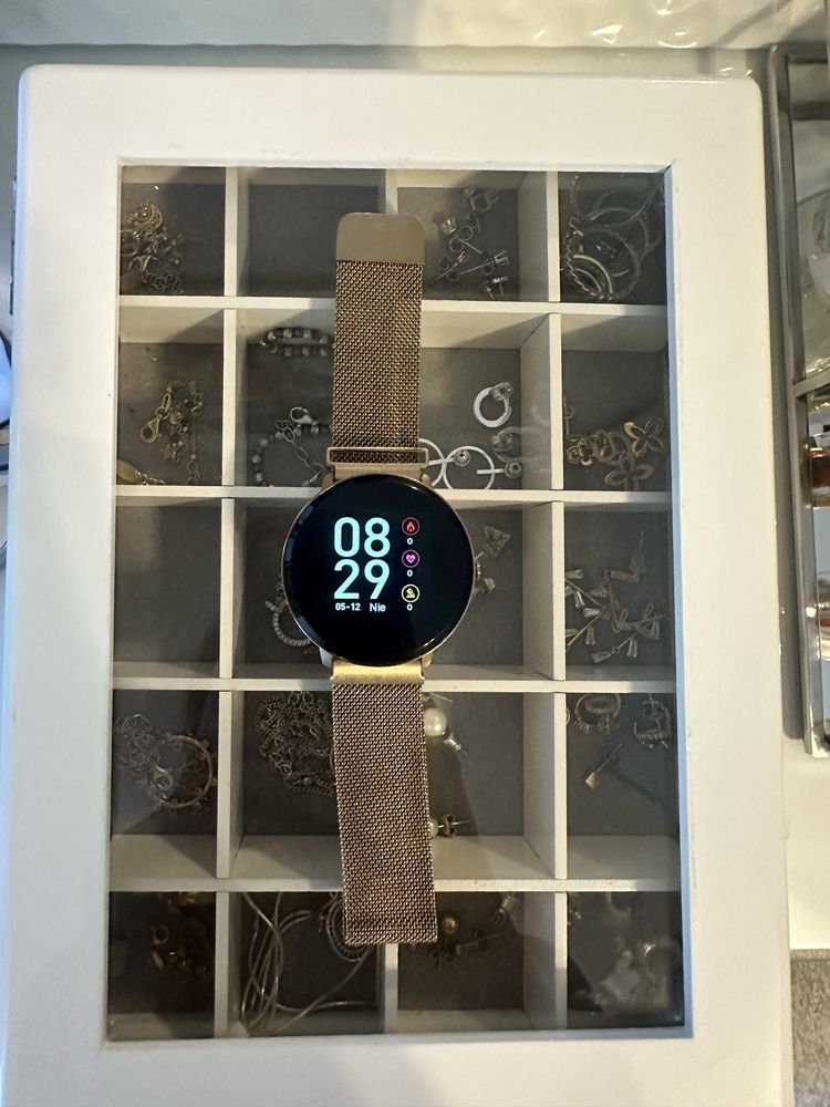 Zegarek smartwatch forever SB-320 różowy