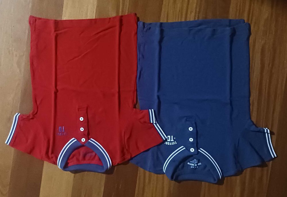 Conjunto 2 polos Tiffosi - 5/6 anos