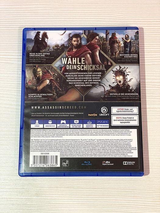 Assassin's Creed Odyssey игра диск для PlayStation 4