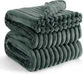 BEDSURE Przytulny koc polarowy miękki ciepły gruby XXL 240 x 220 cm