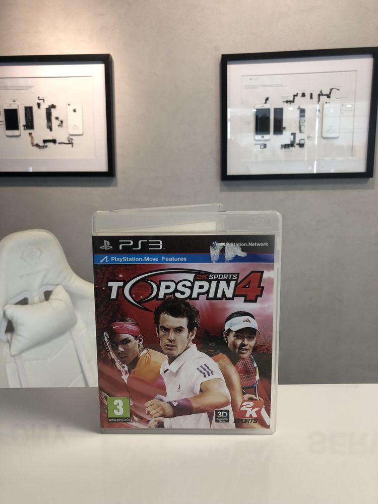 2k sports Topspin 4, gra na Sony PS3.
