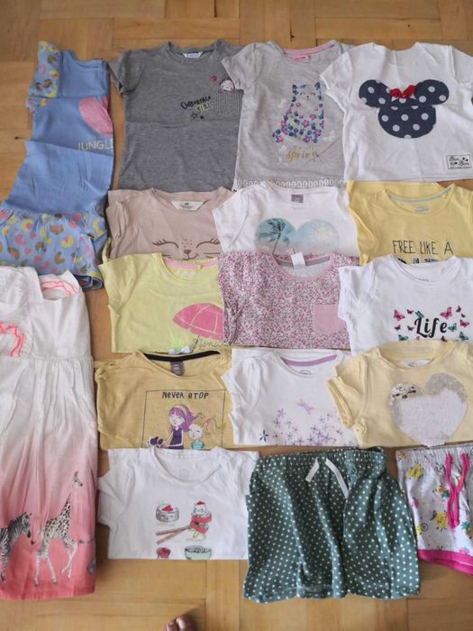 Paka ubrań dla dziewczynki r 110