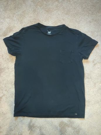 Lee czarny męski t-shirt r. XL