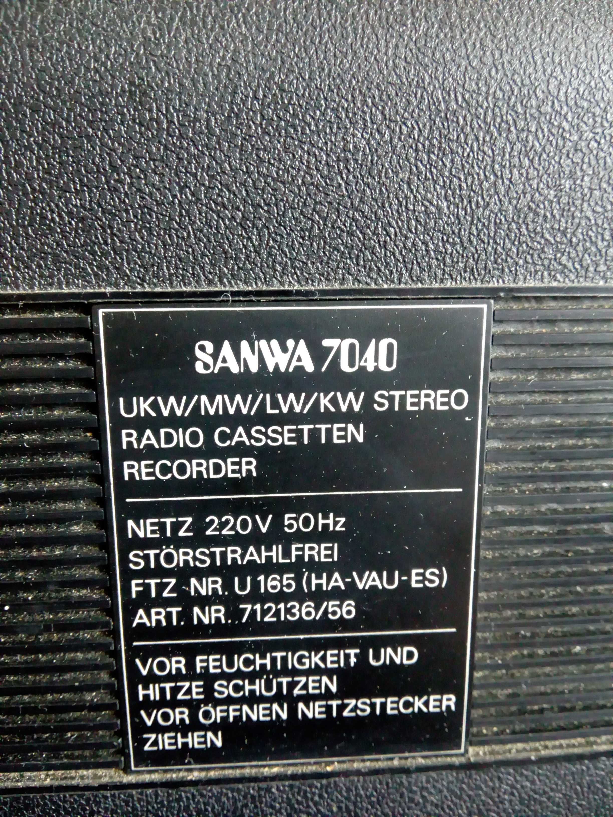 SANWA 7040 radiomagnetofon