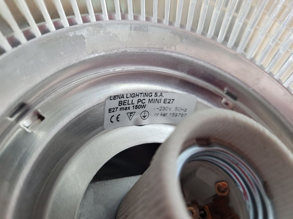 Lampa wisząca bell loft ikea e27