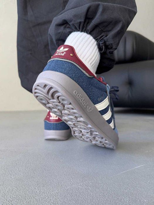 Кросівки Adidas Gazelle Blue/Red premium