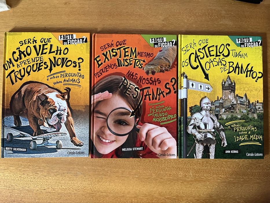 Coleção livros Juvenis Facto ou Ficção