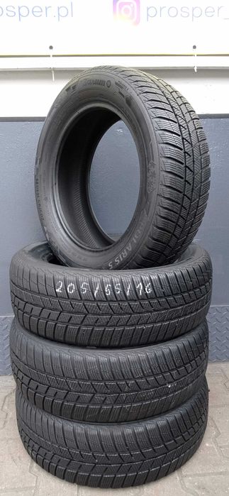 Komplet 4szt BARUM POLARIS 5 205/55R16 91H 2021r bieżnik 6,5 / 7 mm