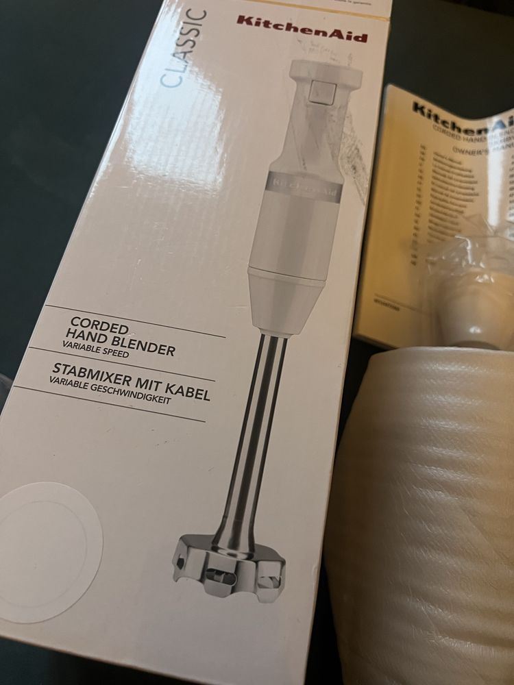Nowy blender KitchenAid Classic 5KHBV53EWH 180W
