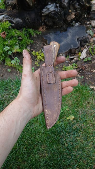 Ręcznie wykuty nóż myśliwski/ nóż edc/Knifemaking.