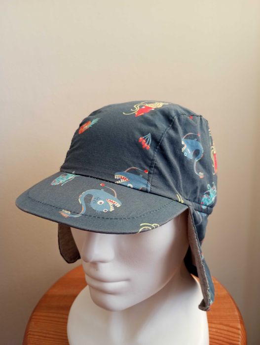 Mini Club Bawełniana czapeczka do opalania-kąpieli rozm.3-6 lat/51-52