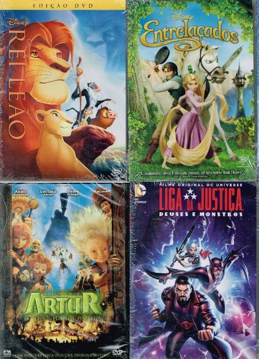 Filmes em DVD: Animação Disney Marvel Pixar Outros - NOVOS! SELADOS!