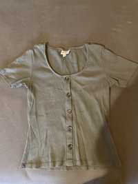 Bluzka khaki Vero moda