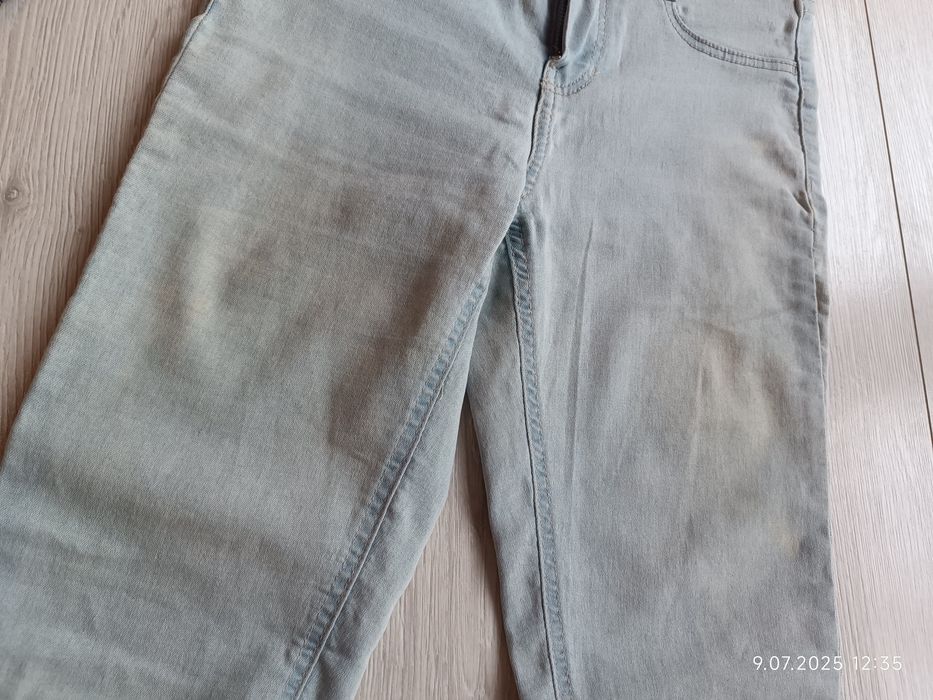 Spodnie jeansy jasne skinny jeans XS Sinsay