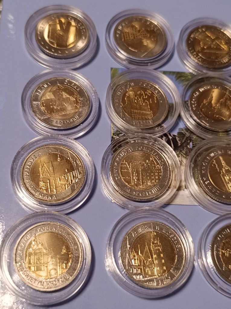 Zestaw monet 5 złotych - menniczne