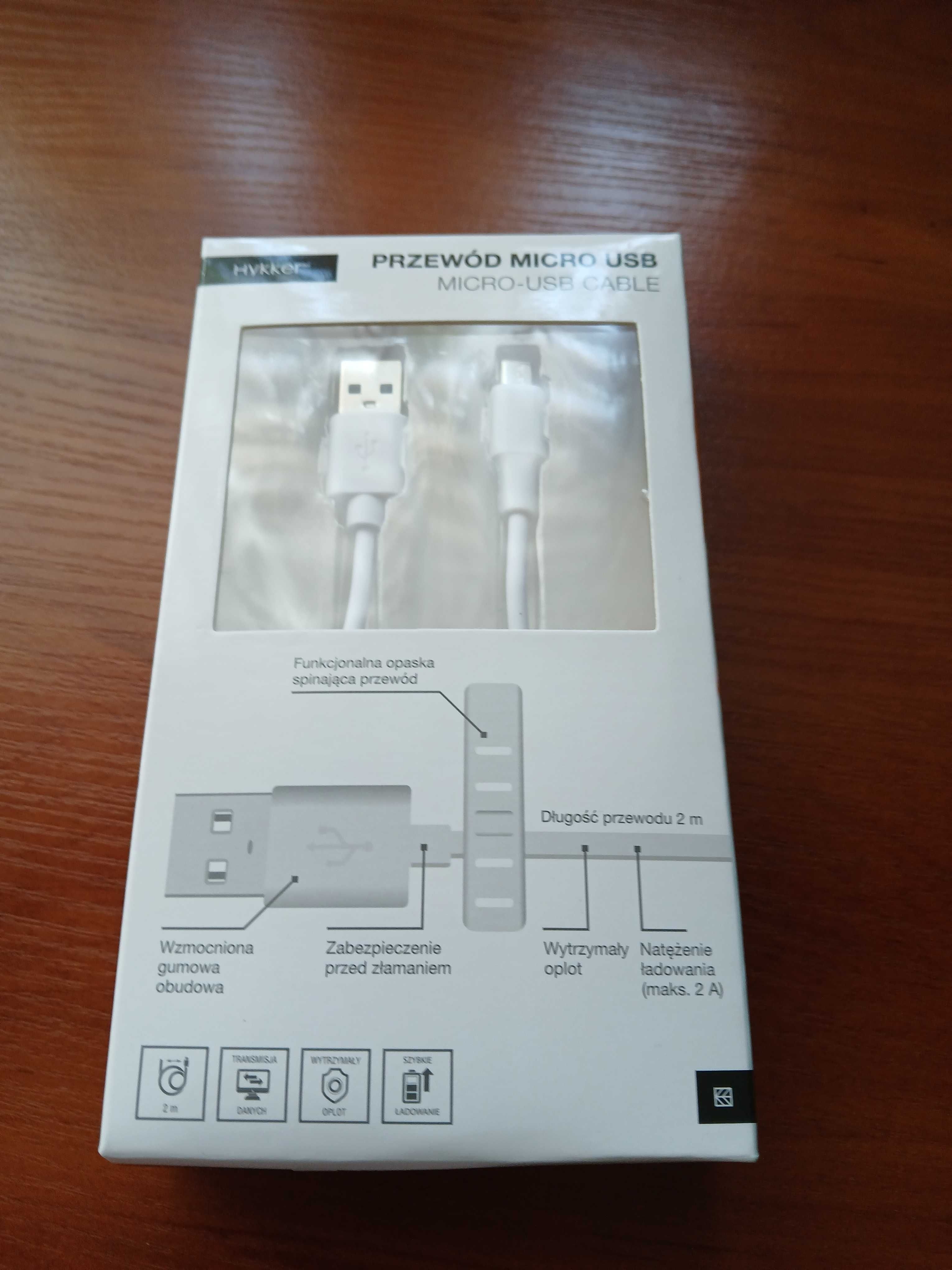 Ładowarka sieciowa + przewód micro usb