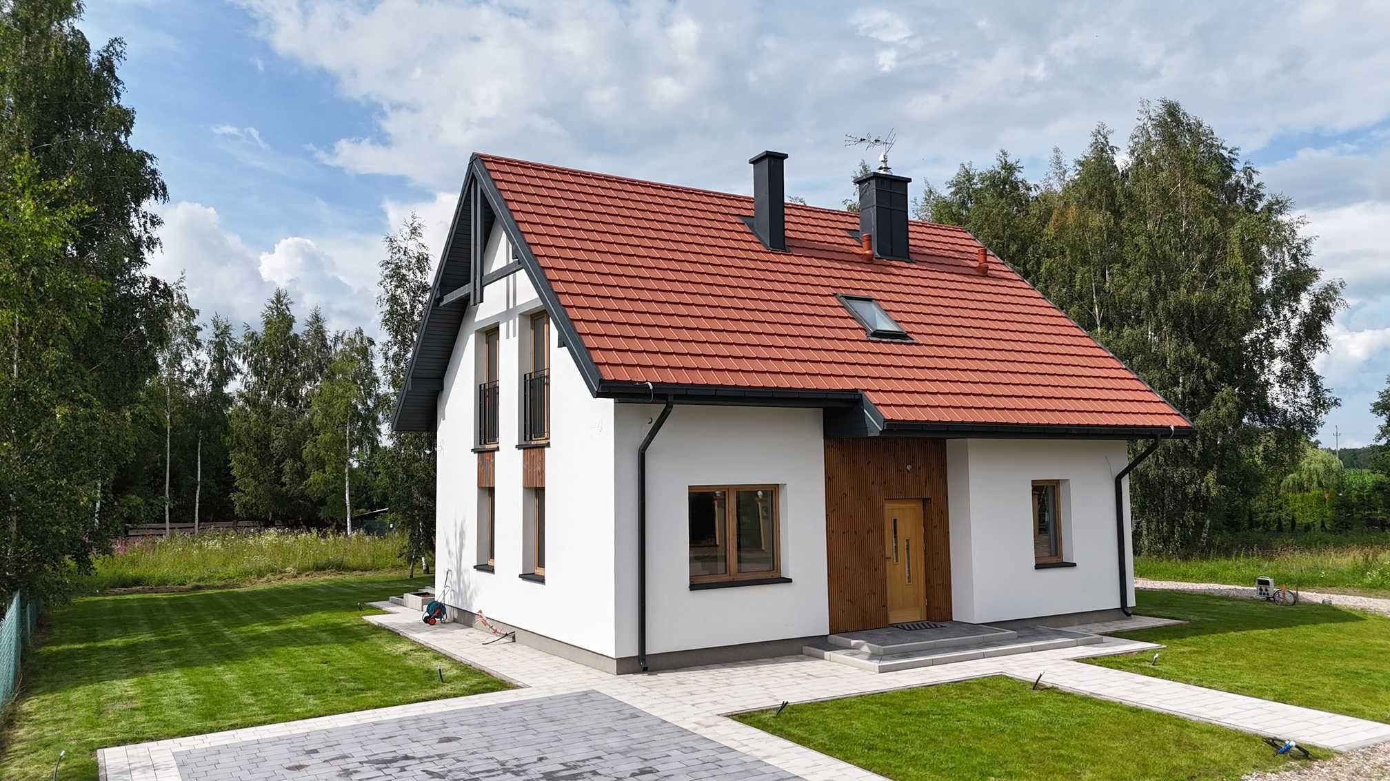 Nowy dom nad jeziorem Szelment z prywatną plażą