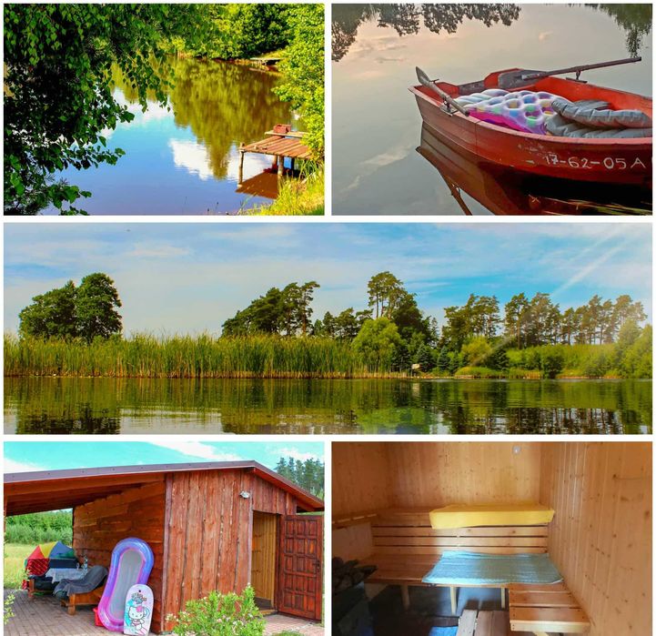 Agroturystyka Wróblówka Wyszebórz, dom domek 15-os., sauna, jezioro