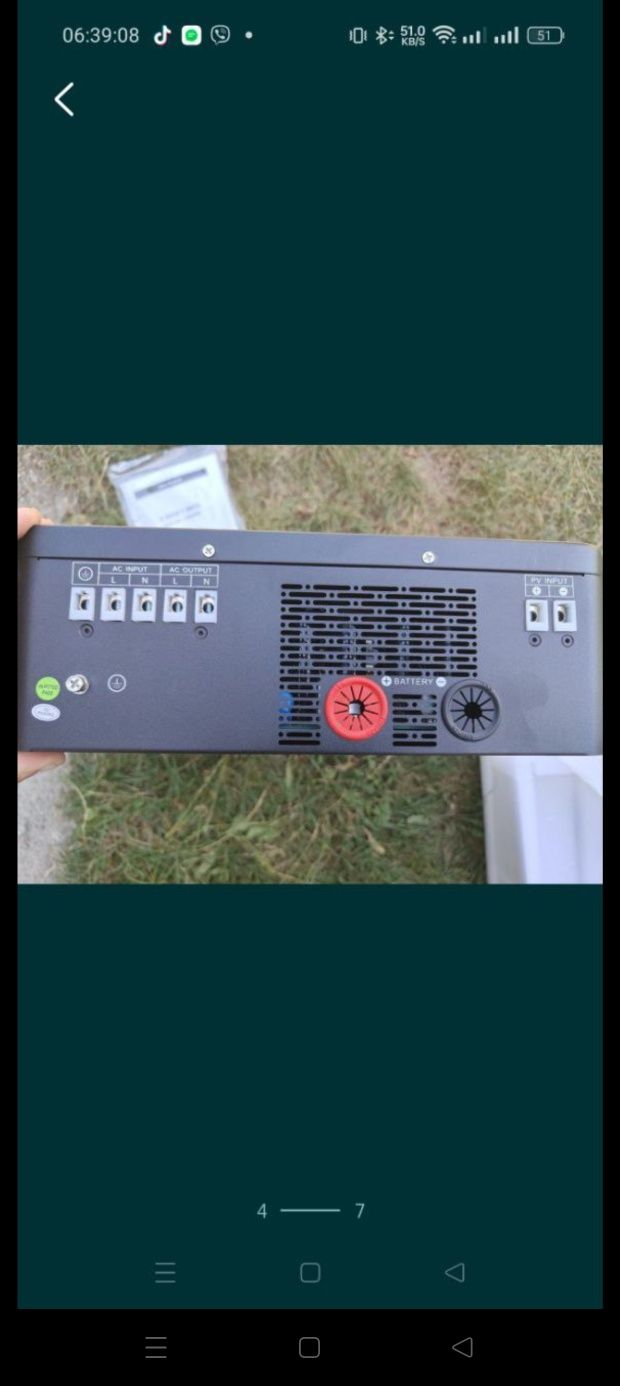 Гібридні інвертори Easun smg-III 6.2кВт 48 В та Datou Boss SP-7000 6.2