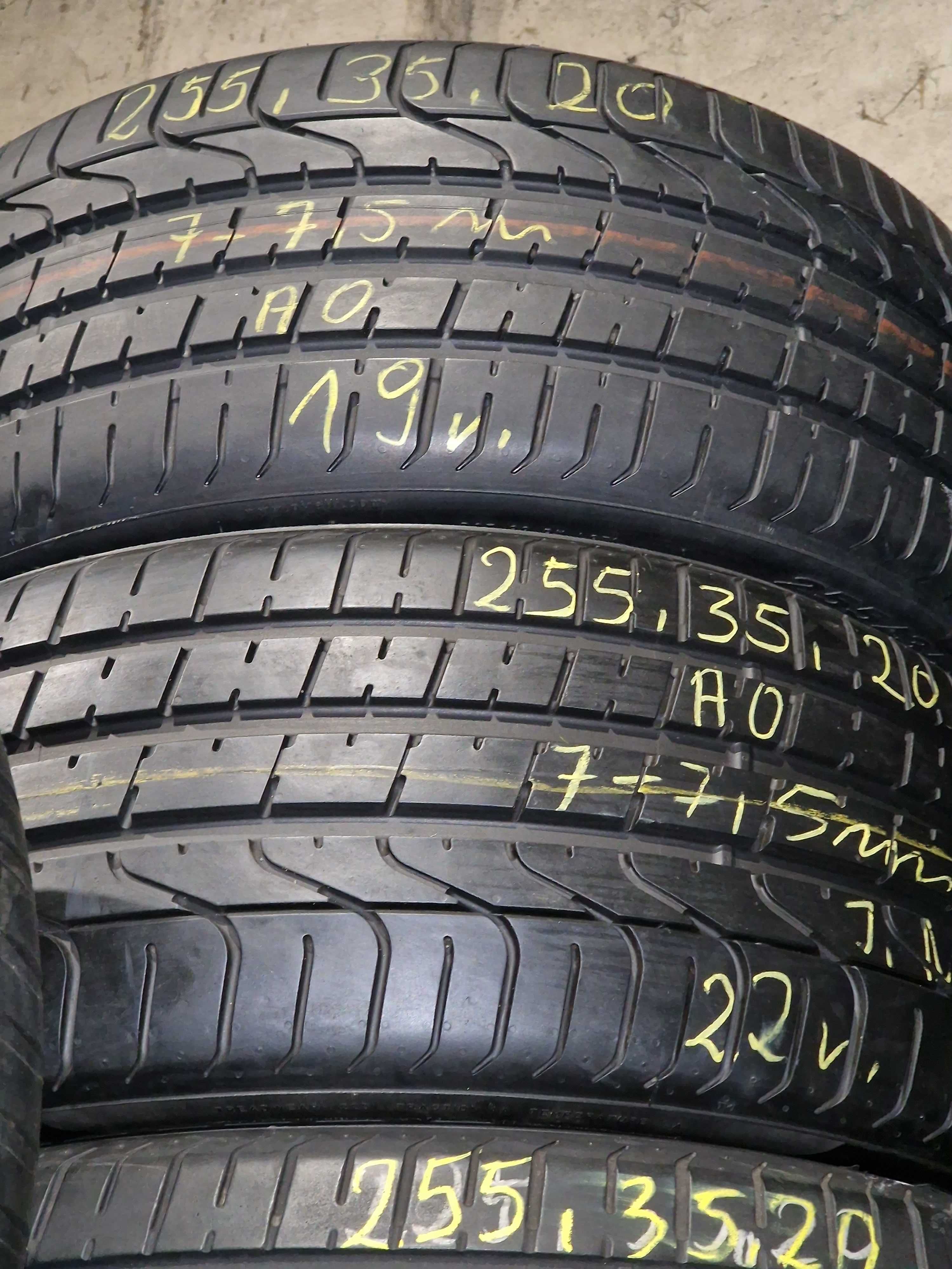 255/35/20 PIrelli p zero , Super para 7mm , 20r. hom. AUDI-AO